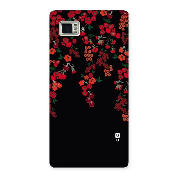 Red Floral Pattern Back Case for Vibe Z2 Pro K920