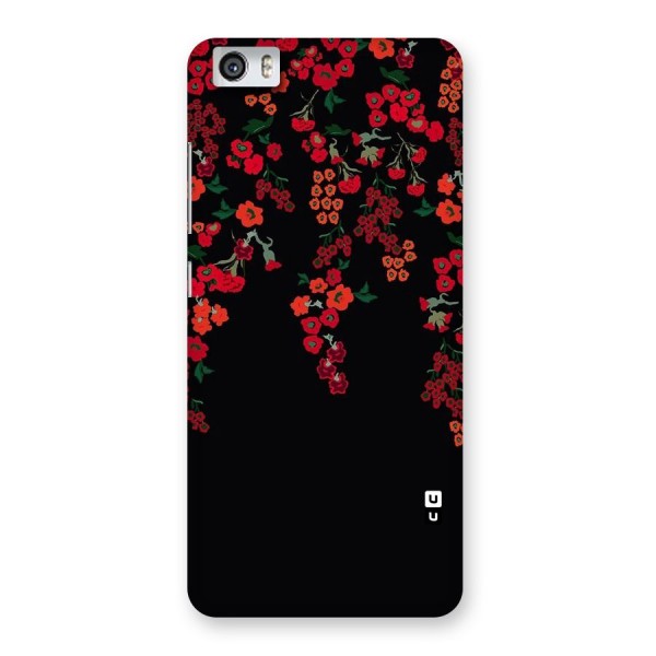 Red Floral Pattern Back Case for Xiaomi Redmi Mi5
