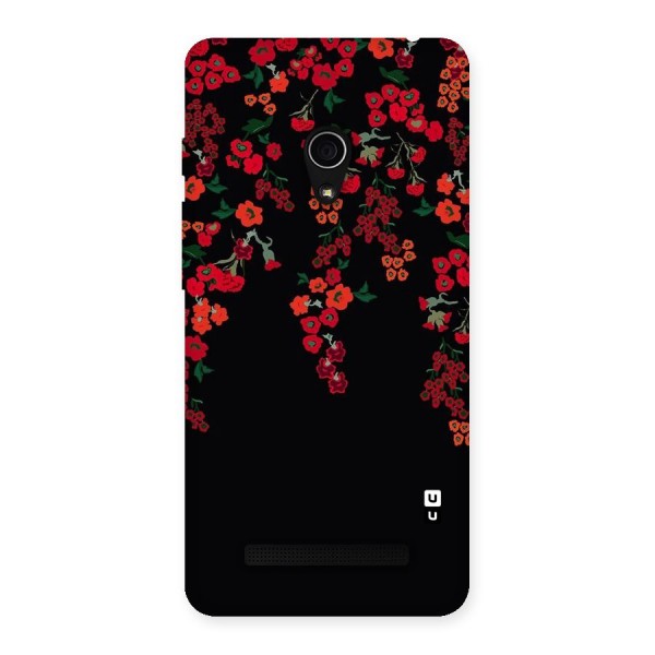 Red Floral Pattern Back Case for Zenfone 5