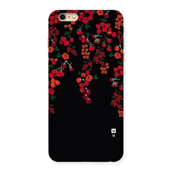 Red Floral Pattern Back Case for iPhone 6 Plus 6S Plus