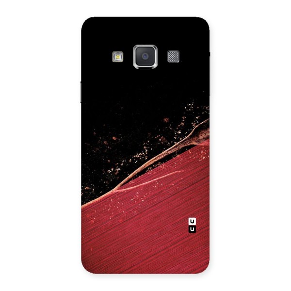 Red Flow Drops Back Case for Galaxy A3