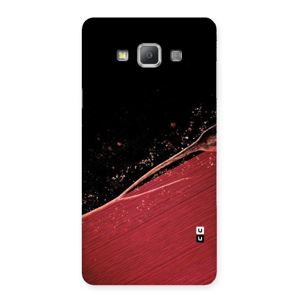 Red Flow Drops Back Case for Galaxy A7