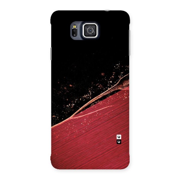 Red Flow Drops Back Case for Galaxy Alpha