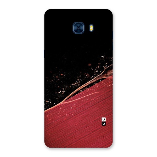 Red Flow Drops Back Case for Galaxy C7 Pro