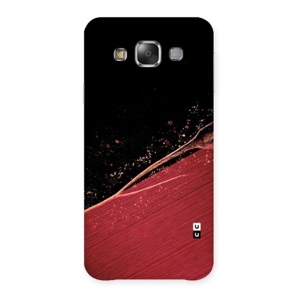 Red Flow Drops Back Case for Galaxy E7