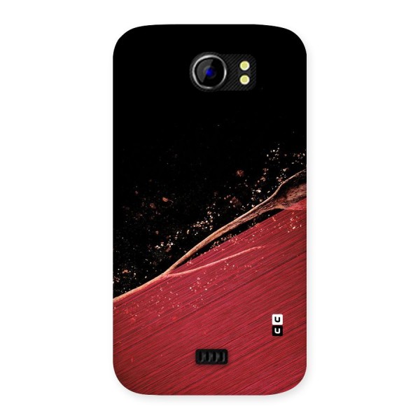Red Flow Drops Back Case for Micromax Canvas 2 A110
