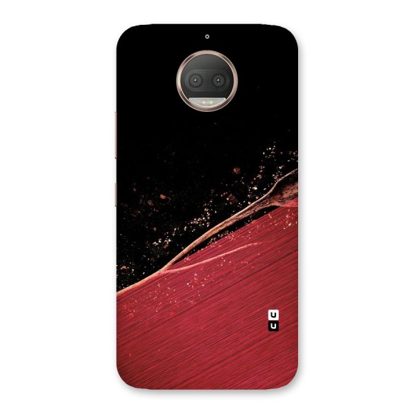 Red Flow Drops Back Case for Moto G5s Plus