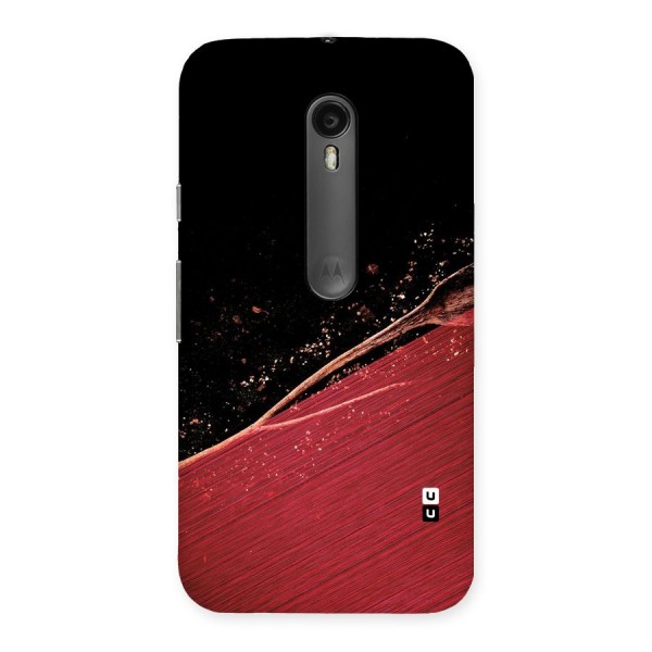 Red Flow Drops Back Case for Moto G Turbo