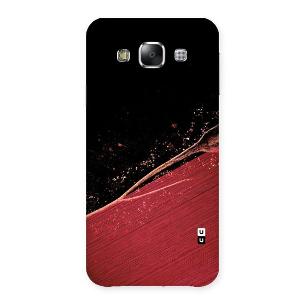 Red Flow Drops Back Case for Samsung Galaxy E5