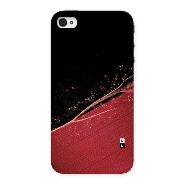 Red Flow Drops Back Case for iPhone 4 4s