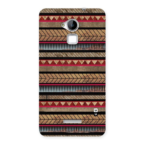 Red Indie Pattern Back Case for Coolpad Note 3
