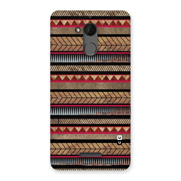 Red Indie Pattern Back Case for Coolpad Note 5