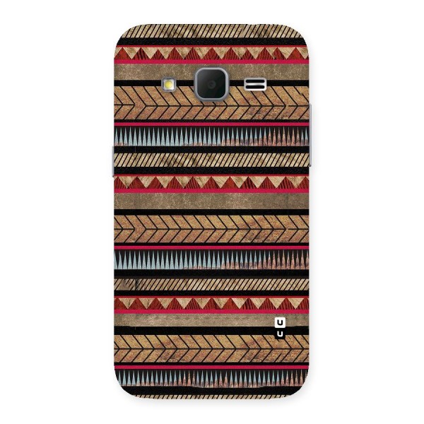 Red Indie Pattern Back Case for Galaxy Core Prime