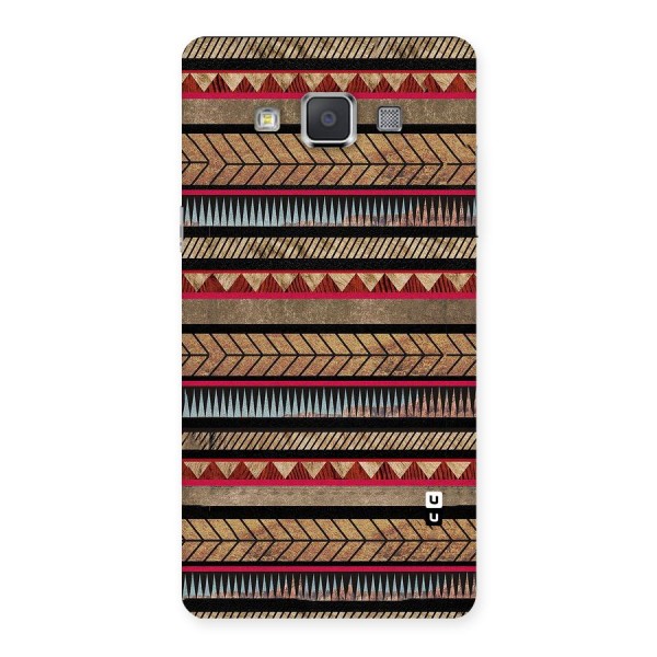 Red Indie Pattern Back Case for Galaxy Grand 3