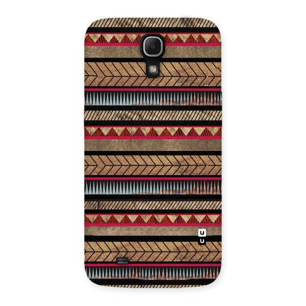 Red Indie Pattern Back Case for Galaxy Mega 6.3
