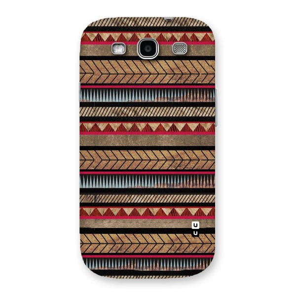 Red Indie Pattern Back Case for Galaxy S3