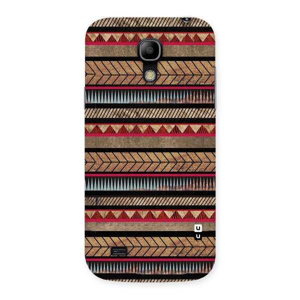 Red Indie Pattern Back Case for Galaxy S4 Mini