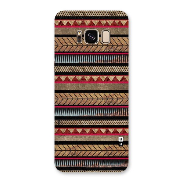 Red Indie Pattern Back Case for Galaxy S8