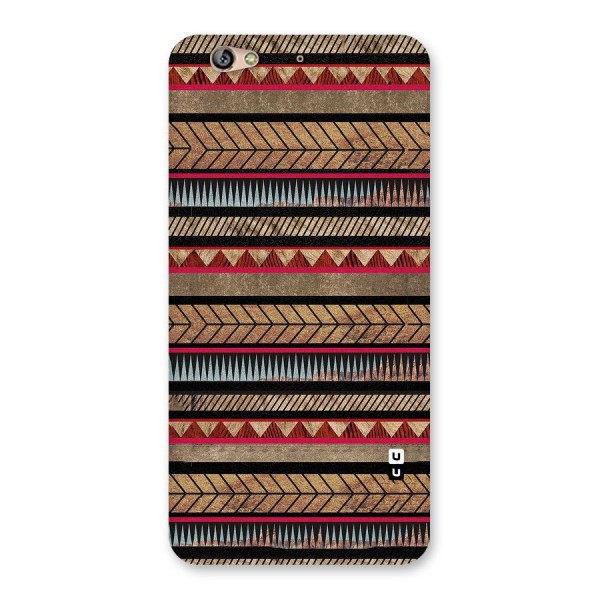 Red Indie Pattern Back Case for Gionee S6