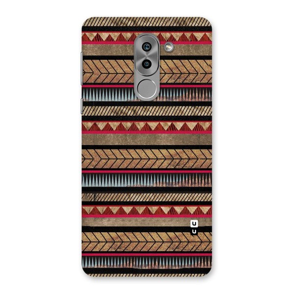 Red Indie Pattern Back Case for Honor 6X