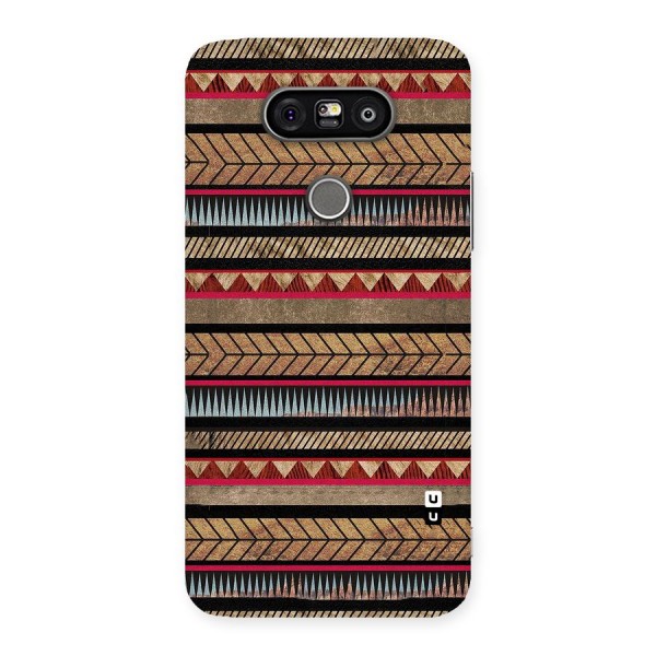 Red Indie Pattern Back Case for LG G5