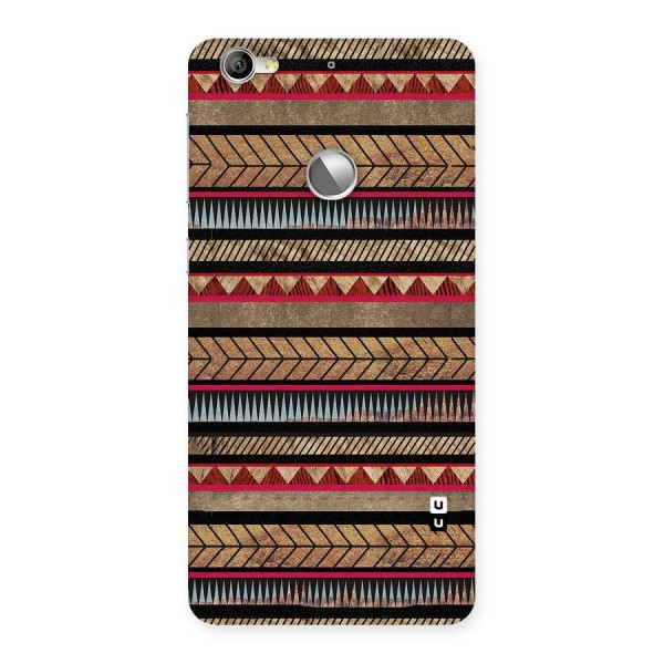Red Indie Pattern Back Case for LeTV Le 1s