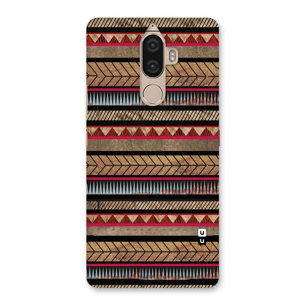 Red Indie Pattern Back Case for Lenovo K8 Note