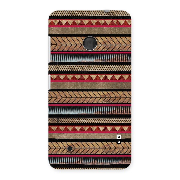 Red Indie Pattern Back Case for Lumia 530
