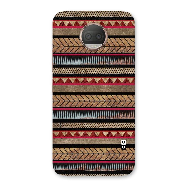 Red Indie Pattern Back Case for Moto G5s Plus