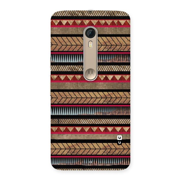 Red Indie Pattern Back Case for Motorola Moto X Style