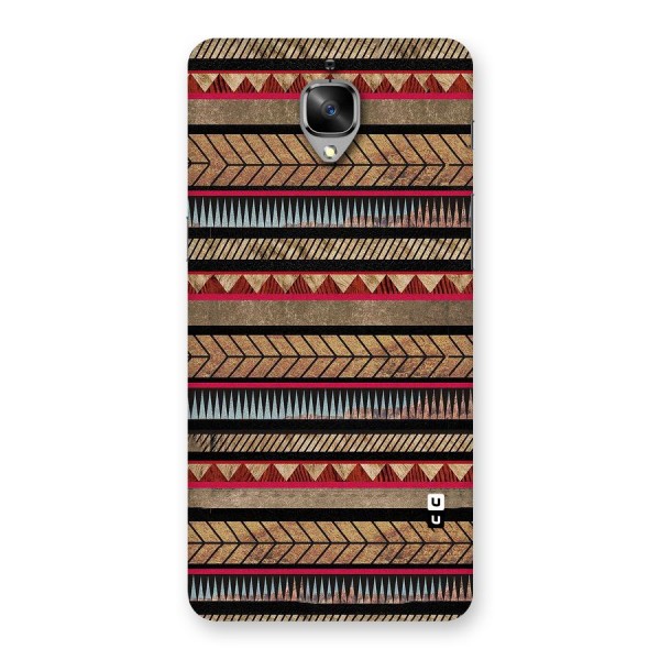 Red Indie Pattern Back Case for OnePlus 3