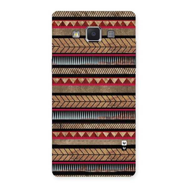 Red Indie Pattern Back Case for Samsung Galaxy A5