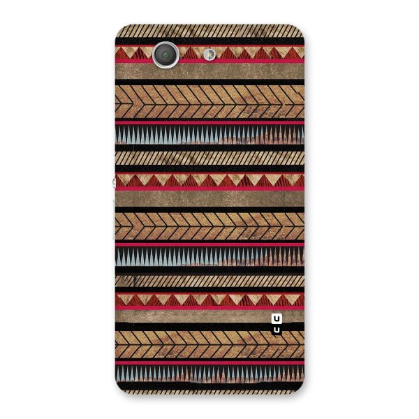 Red Indie Pattern Back Case for Xperia Z3 Compact