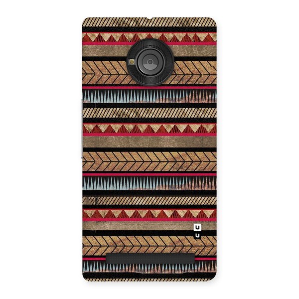 Red Indie Pattern Back Case for Yu Yuphoria