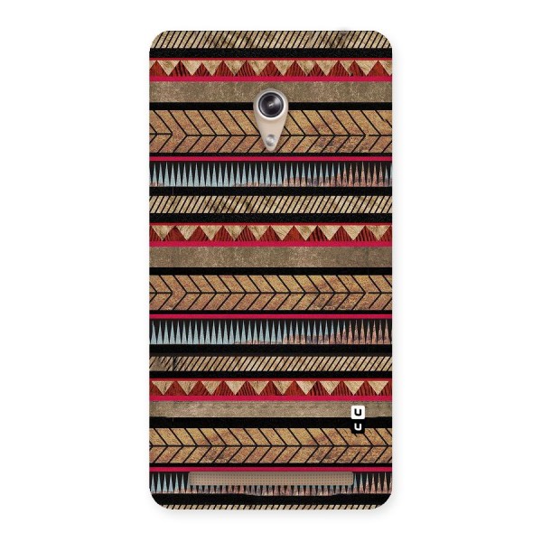 Red Indie Pattern Back Case for Zenfone 6