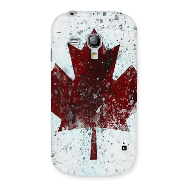 Red Maple Snow Back Case for Galaxy S3 Mini