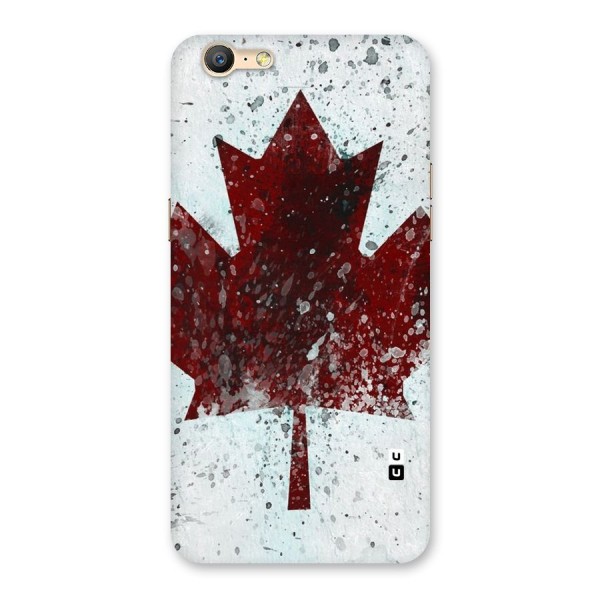 Red Maple Snow Back Case for Oppo A57