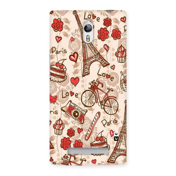 Red Peach City Back Case for Oppo Find 7