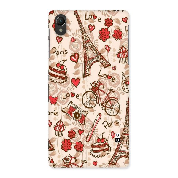 Red Peach City Back Case for Sony Xperia Z2