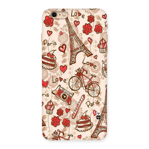Red Peach City Back Case for iPhone 6 Plus 6S Plus
