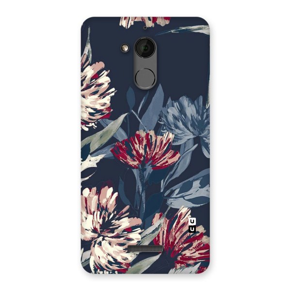Red Rugged Floral Pattern Back Case for Coolpad Note 5