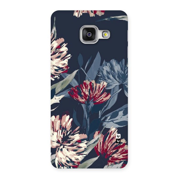 Red Rugged Floral Pattern Back Case for Galaxy A3 2016