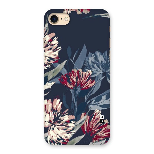 Red Rugged Floral Pattern Back Case for iPhone 7