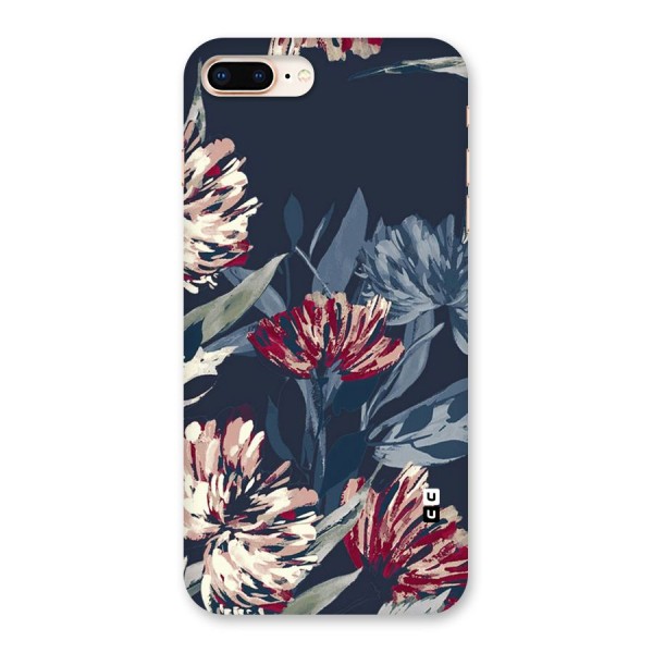 Red Rugged Floral Pattern Back Case for iPhone 8 Plus