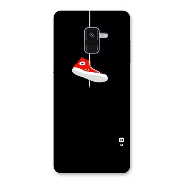 Red Shoe Hanging Back Case for Galaxy A8 Plus