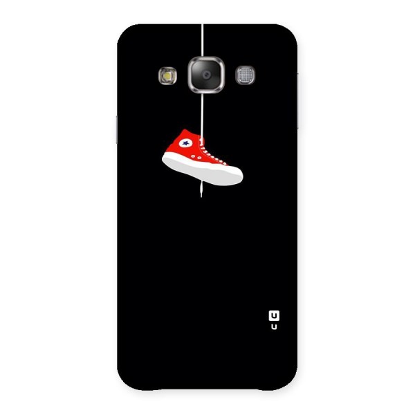 Red Shoe Hanging Back Case for Galaxy E7