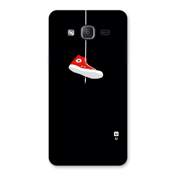 Red Shoe Hanging Back Case for Galaxy On7 Pro