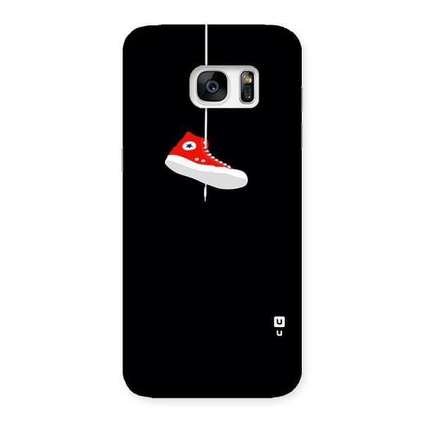 Red Shoe Hanging Back Case for Galaxy S7 Edge