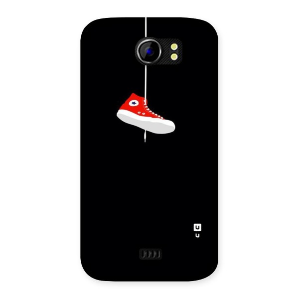 Red Shoe Hanging Back Case for Micromax Canvas 2 A110