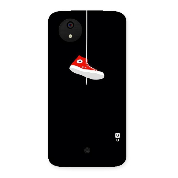 Red Shoe Hanging Back Case for Micromax Canvas A1